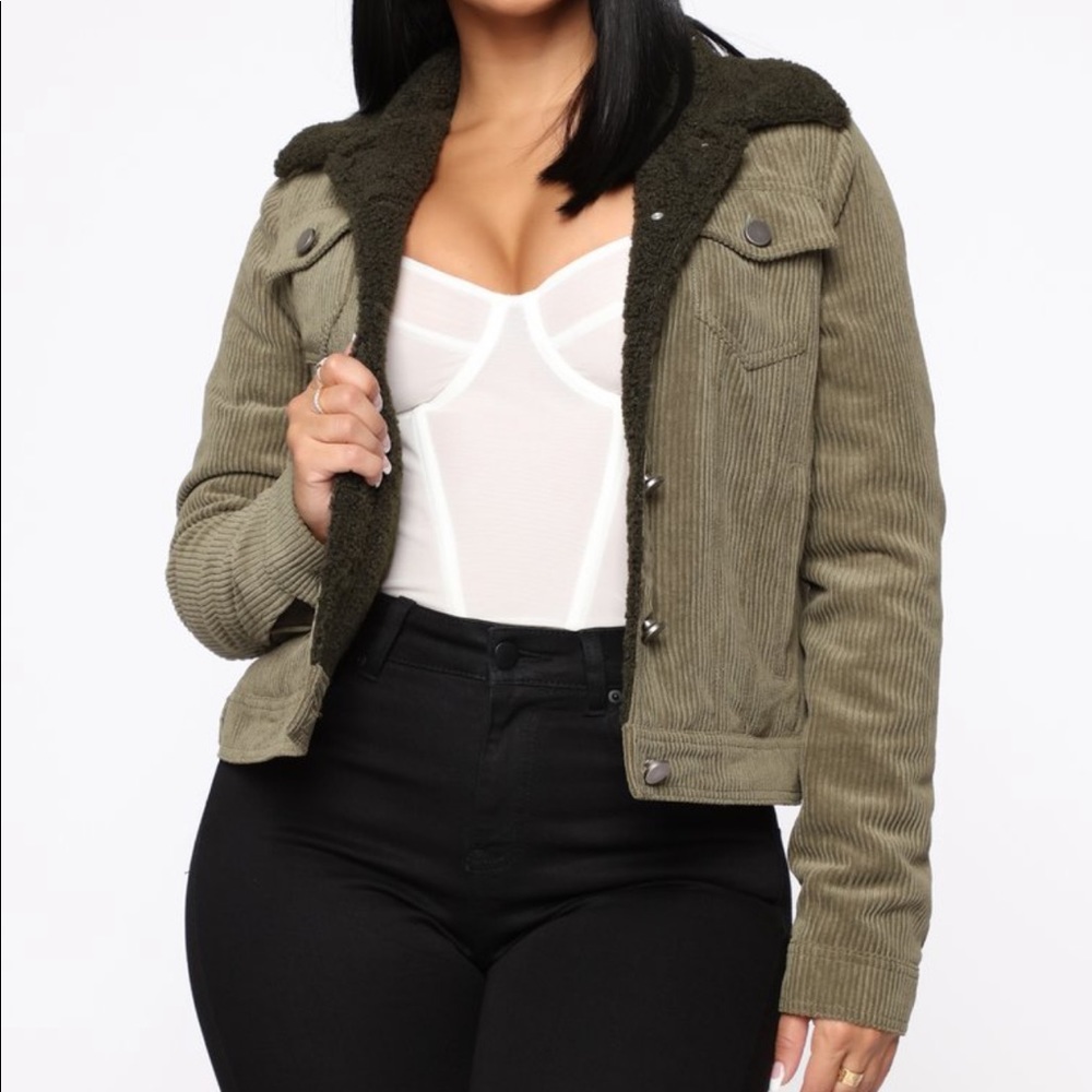 Fashion nova corduroy jacket